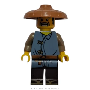 Figurka LEGO njo0411 Ray, Conical Hat [The LEGO NINJAGO Movie] | minifigurka ludzik