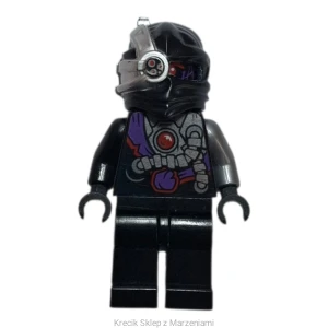 Figurka LEGO njo0375 Nindroid - Black Wrap [NINJAGO : Day of the Departed] | minifigurka ludzik