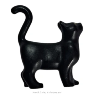 Figurka LEGO 6175px2 Cat, Belville / Scala, Standing with Yellow Eyes Pattern [Animal, Land] Black | czarny kot