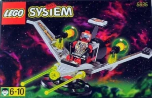 LEGO 6836 V-Wing Fighter [Space: UFO] z instrukcją | kosmos ufoludek statek kosmiczny Vwing