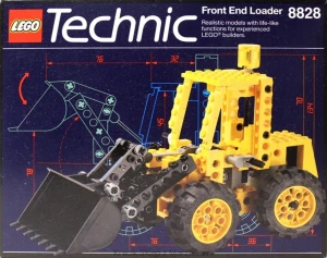 LEGO 8828 Front End Loader [Technic: Model: Construction] z instrukcją | koparka