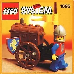LEGO 1695 Treasure Chest [Castle: Crusaders & Lion Knights] | zamek rycerze wóz wózek skarb rycerz