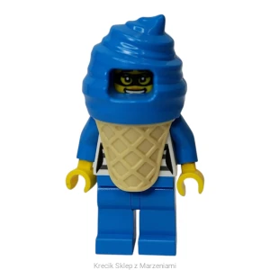 Figurka LEGO cty1534 Police - Crook Ice, Dark Azure Ice Cream Suit [Town : City : Police] | minifigurka ludzik