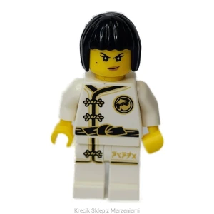 Figurka LEGO njo0430 Nya - White Wu-Cru Training Gi, Black Bob Cut Hair [NINJAGO : (Other)] | minifigurka ludzik