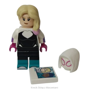 Figurka LEGO colspi04 Gwen Stacy / Spider Gwen, Spider-Man Across the Spider-Verse [Collectible Minifigures : Super Heroes : Spider-Man Across the Spider-Verse] | minifigurka ludzik