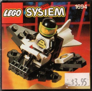 LEGO 1694 Galactic Scout [Space: Blacktron II] z instrukcją | kosmos statek kosmiczny