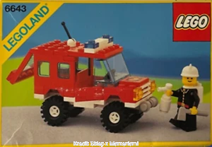 LEGO 6643 Fire Truck [Classic Town: Fire] | city miasto strażacy straż pożarna wóz strażacki