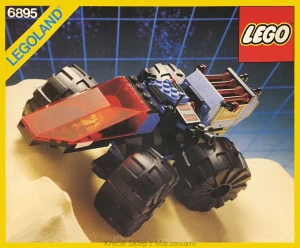 LEGO 6895 Spy-Trak I [Space: Space Police I] z instrukcją | kosmos pojazd kosmiczny policja kosmiczna Blacktron
