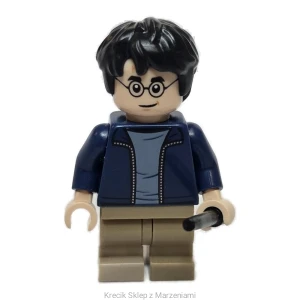 Figurka LEGO hp175 Harry Potter - Dark Blue Open Jacket over Sand Blue Shirt, Dark Tan Medium Legs [Harry Potter : Prisoner of Azkaban] | minifigurka ludzik