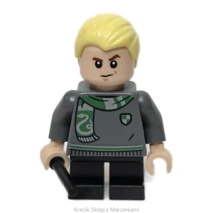Figurka LEGO hp520 Draco Malfoy - Slytherin Sweater and Scarf, Black Short Legs [Harry Potter] | minifigurka ludzik