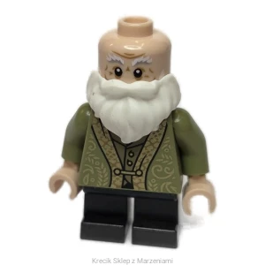 Figurka LEGO hp524 Professor Filius Flitwick - Olive Green Suit, Black Short Legs [Harry Potter] | minifigurka ludzik