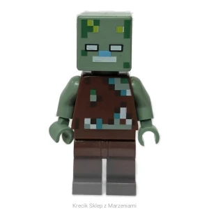 Figurka LEGO min088 Drowned Zombie [Minecraft] | minifigurka ludzik