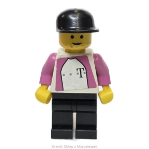 Figurka LEGO tel001s German Telekom Racing Cyclist - with Torso Stickers [Town : Classic Town] | minifigurka ludzik