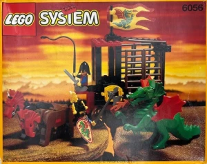 LEGO 6056 Dragon Wagon [Castle: Dragon Masters & Dragon Knights] z instrukcją i pudełkiem | zamek rycerze smok wóz ze smokiem