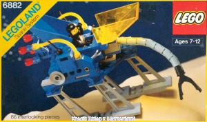 LEGO 6882 Walking Astro Grappler [Space: Classic Space] | kosmos pojazd kosmiczny czarny astronauta Benek