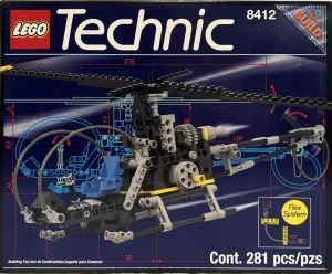 LEGO 8412 Nighthawk [Technic: Model: Airport] | samolot helikopter