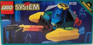 LEGO 6125 Sea Sprint 9 [Aquazone: Aquanauts] z instrukcją | nurkowie łódź podwodna akwanauci