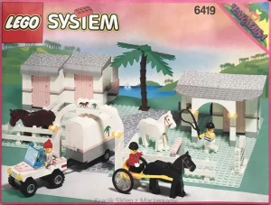 LEGO 6419 Rolling Acres Ranch [Town: Paradisa] z instrukcją i pudełkiem | city miasto paradise stajnia stadnina koń