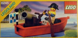LEGO 6245 Harbor Sentry [Classic Pirates: Imperial Soldiers {Bluecoats}] | piraci żołnierze łódź łódka armata