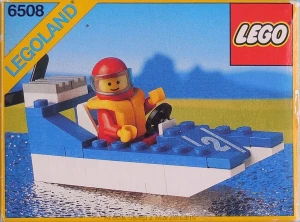 LEGO 6508 Wave Racer [Classic Town: Race] z instrukcją | city miasto łódka motorówka