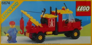 LEGO 6674 Crane Truck [Classic Town: Wrecker] z instrukcją | city miasto holownik