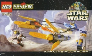 LEGO 7131 Anakin's Podracer [Star Wars: Star Wars Episode 1] z instrukcją | Gwiezdne Wojny Anakin Padme Amidala