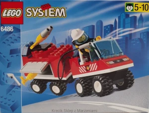 LEGO 6486 Fire Engine [Town Jr.: Fire] | city miasto straż pożarna wóz strażacki strażacy