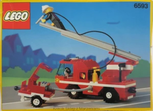 LEGO 6593 Blaze Battler [Classic Town: Fire] | city miasto straż pożarna wóz strażacki