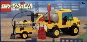 LEGO 6667 Pothole Patcher [Classic Town: Traffic] z instrukcją | city miasto naprawa łatanie ulic