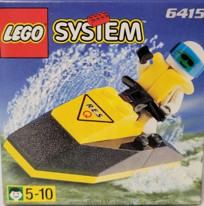 LEGO 6415 Res-Q Jet-Ski [Town: Res-Q] | city miasto ratownicy motorówka