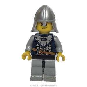 Figurka LEGO cas382 Fantasy Era - Crown Knight Scale Mail with Crown, Helmet with Neck Protector, Crooked Smile [Castle : Castle (2007 Relaunch) {Fantasy Era}] | minifigurka ludzik