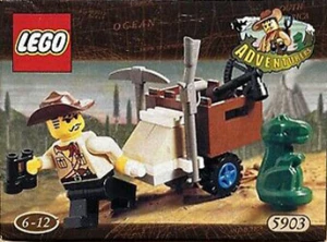LEGO 5903 Johnny Thunder and Baby T [Adventurers: Dino Island] | adventures Indiana Jones T-Rex TRex