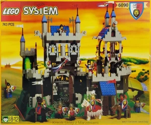 LEGO 6090 Royal Knight's Castle [Castle: Royal Knights] z instrukcją | zamek Króla Lwa rycerze Król Lew
