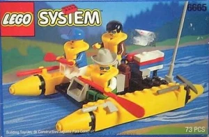 LEGO 6665 River Runners [Classic Town: Recreation] z instrukcją | city miasto tratwa ponton