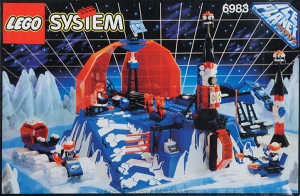 LEGO 6983 Ice Station Odyssey [Space: Ice Planet 2002] z instrukcją | kosmos lodowa planeta baza kosmiczna