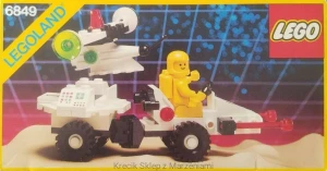 LEGO 6849 Satellite Patroller [Space: Classic Space] z instrukcją | kosmos pojazd kosmiczny