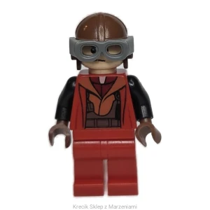 Figurka LEGO sw0340 Naboo Fighter Pilot - Red Jumpsuit [Star Wars : Star Wars Episode 1] | minifigurka ludzik