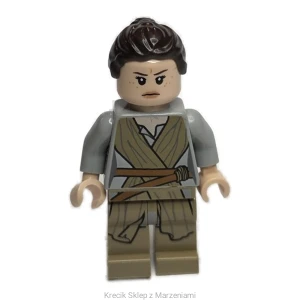 Figurka LEGO sw0677 Rey - Dark Tan Tied Robe [Star Wars : Star Wars Episode 7] | minifigurka ludzik