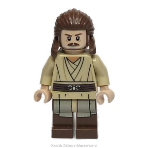 Figurka LEGO sw0810 Qui-Gon Jinn, without Cape [Star Wars : Star Wars Episode 1] | minifigurka ludzik