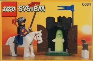 LEGO 6034 Black Monarch's Ghost [Castle: Black Knights] z instrukcją | zamek rycerze rycerz duch duszek