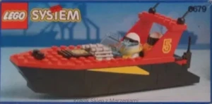 LEGO 6679 Dark Shark [Classic Town: Harbor] | city miasto motorówka