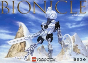 LEGO 8536 Kopaka [BIONICLE: Toa] z pojemnikiem | biały