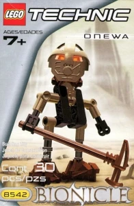 LEGO 8542 Onewa [BIONICLE: Turaga] z pudełkiem | brązowy