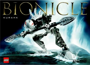 LEGO 8588 Kurahk [BIONICLE: Rahkshi] z instrukcją i pudełkiem