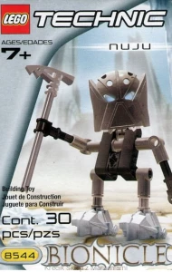LEGO 8544 Nuju [BIONICLE: Turaga] z pudełkiem | biały