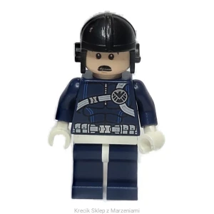 Figurka LEGO sh0188 SHIELD Agent - White Hips and Hands [Super Heroes (Marvel) : Ultimate Spider-Man] | minifigurka ludzik