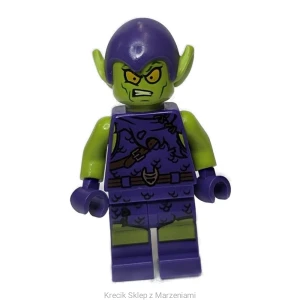 Figurka LEGO sh0545 Green Goblin - Lime Skin, Dark Purple Outfit [Super Heroes (Marvel) : Spider-Man] | minifigurka ludzik
