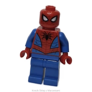Figurka LEGO sh0546 Spider-Man - Dark Red Web Pattern, Blue Legs [Super Heroes (Marvel) : Spider-Man] | minifigurka ludzik
