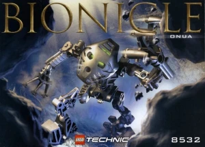 LEGO 8532 Onua [BIONICLE: Toa] | czarny ziemny