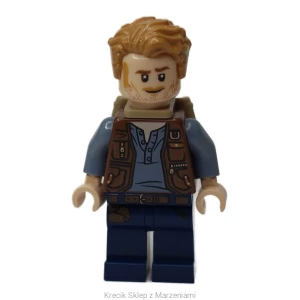 Figurka LEGO jw044 Owen Grady - Backpack [Jurassic World : Fallen Kingdom] | minifigurka ludzik